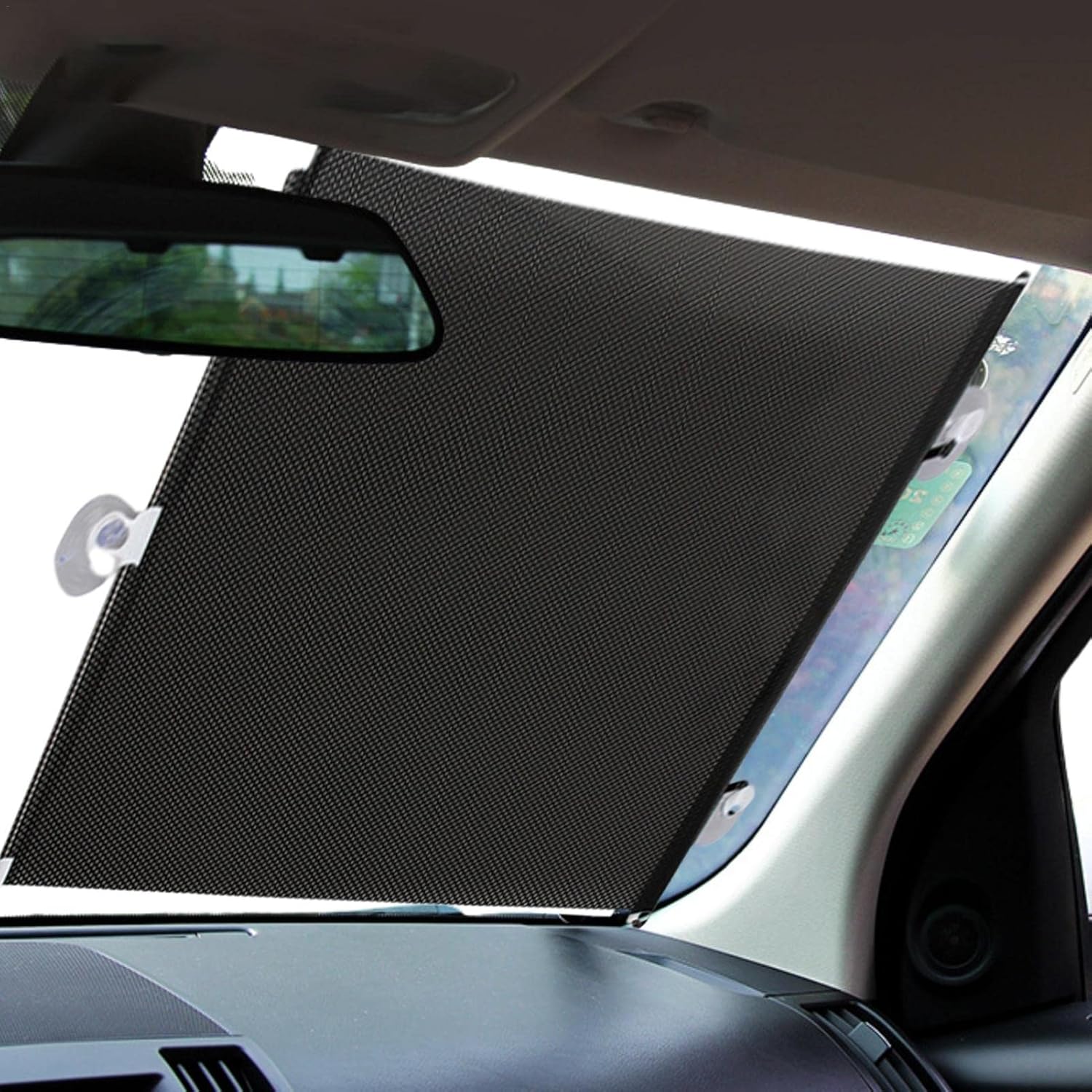 Yajimsa Car Window Sun Shade Car Window Suction Cups 1 Piece Car Windscreen Sun Shade Sun