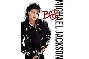 Michael Jackson BAD - 80s Music Album Wall Art Print