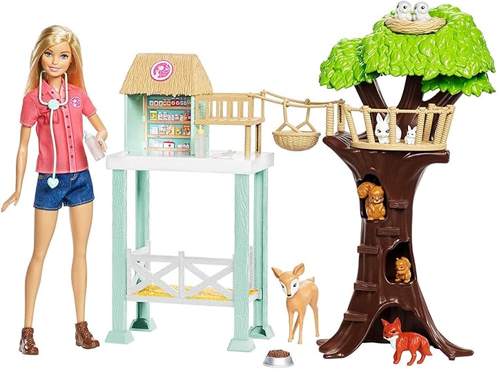 Barbie centro soccorso animali con 8 animaletti da curare FCP78 Barbie centro soccorso animali con 8 animaletti da curare FCP78