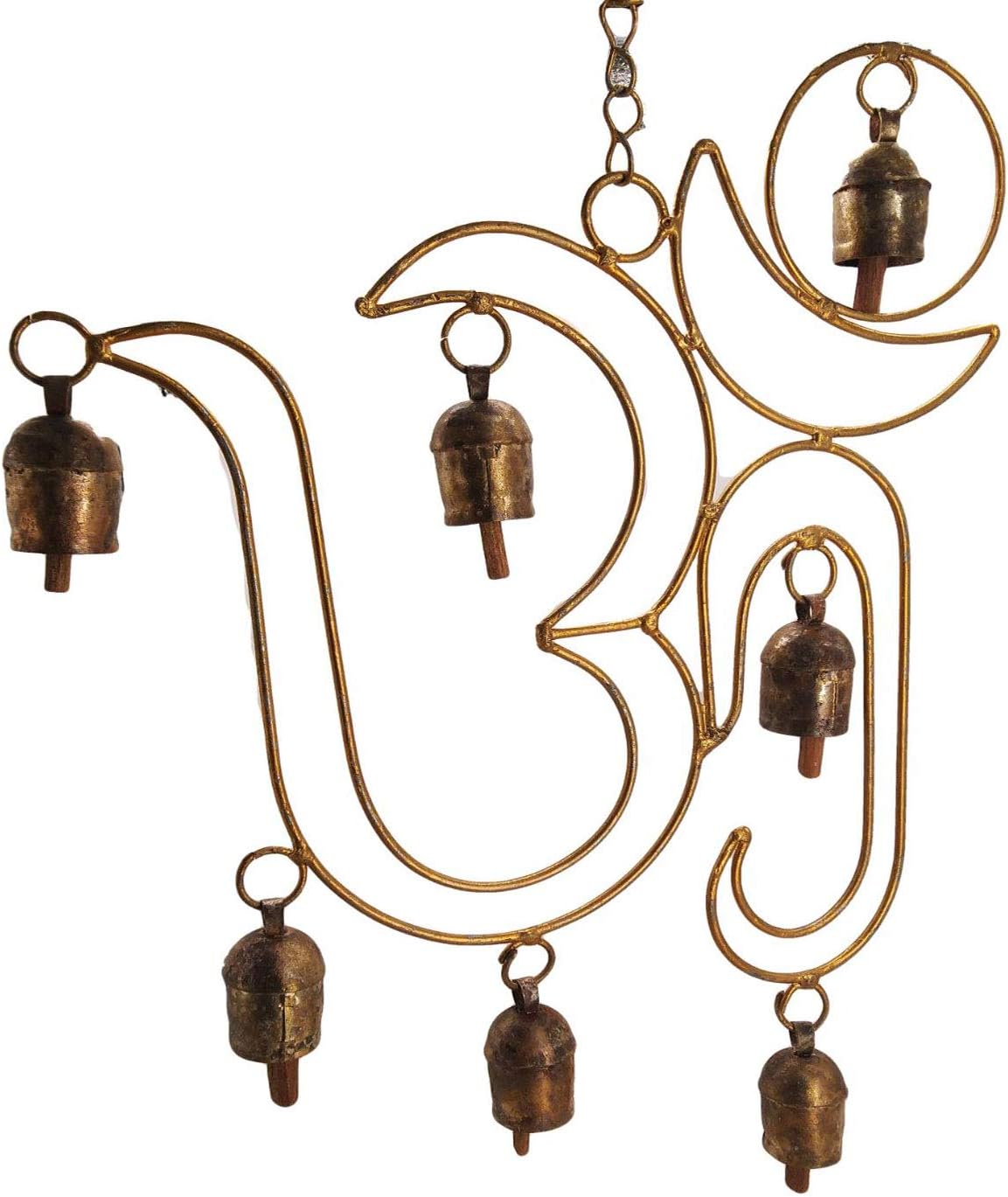 India Meets India Vintage Handmade Brass Wind Chime