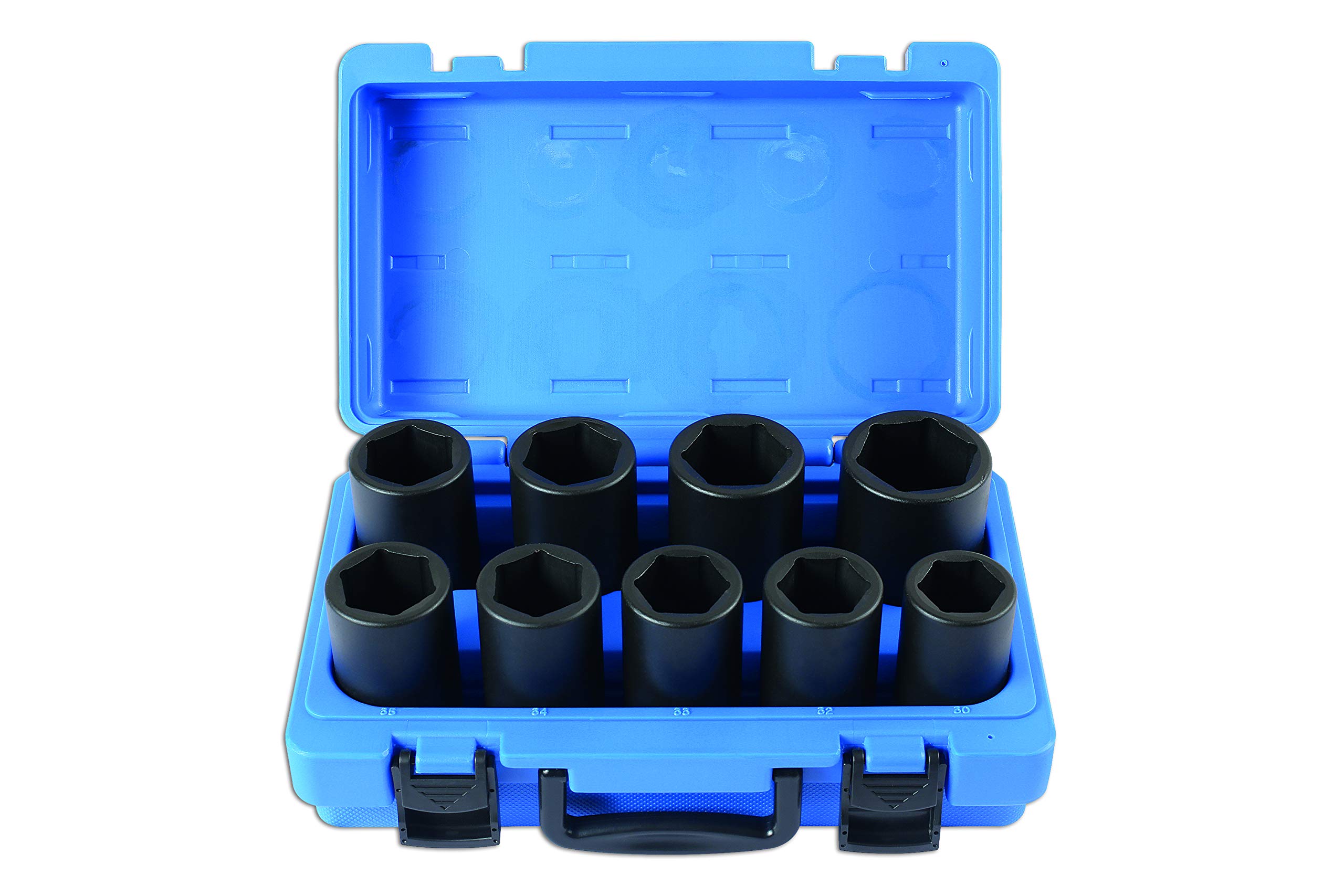 Laser 6409 Deep Impact Socket Set 3/4"D 9pc, Variety Pack