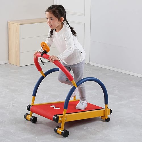 Miniatura 4 de Cinta de correr para niños, equipo de ejercicio de fitness para niños, almohadilla antideslizante para correr, caminadora, juguetes para niños y