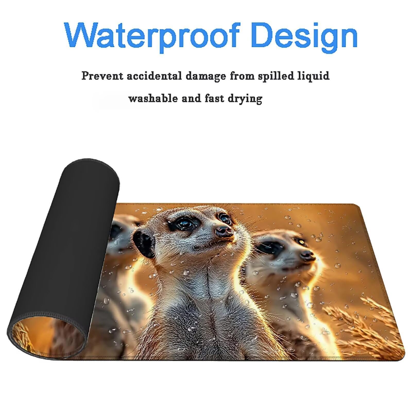 Tappetino Mouse Gaming, 900x450mm Tappetino Mouse XXL animale 0c0-178