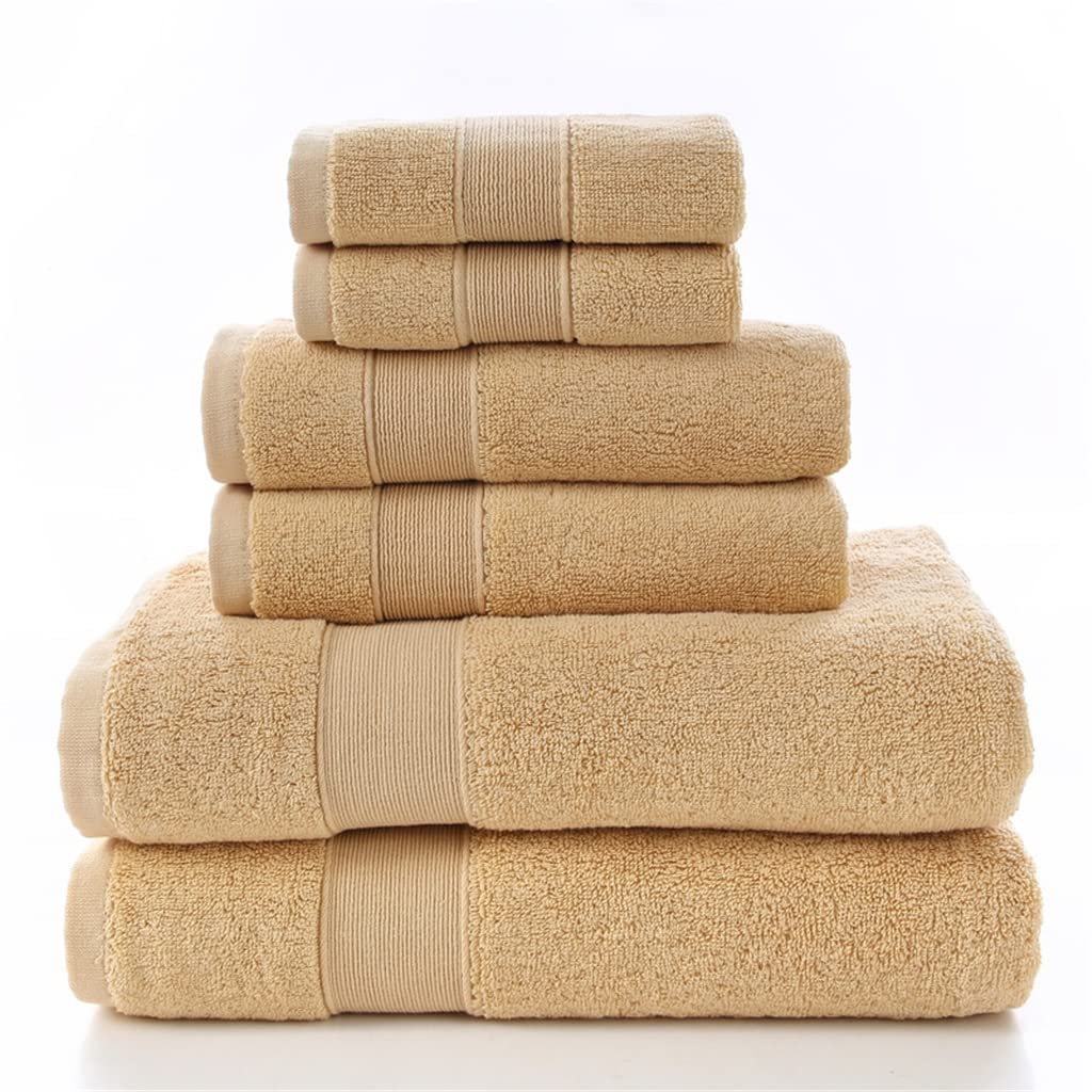 Cotton Bath Set Towel White Bath 2 Large Bath Towels 2 Hand Towels 2 Hand Towels Absorbent Towel