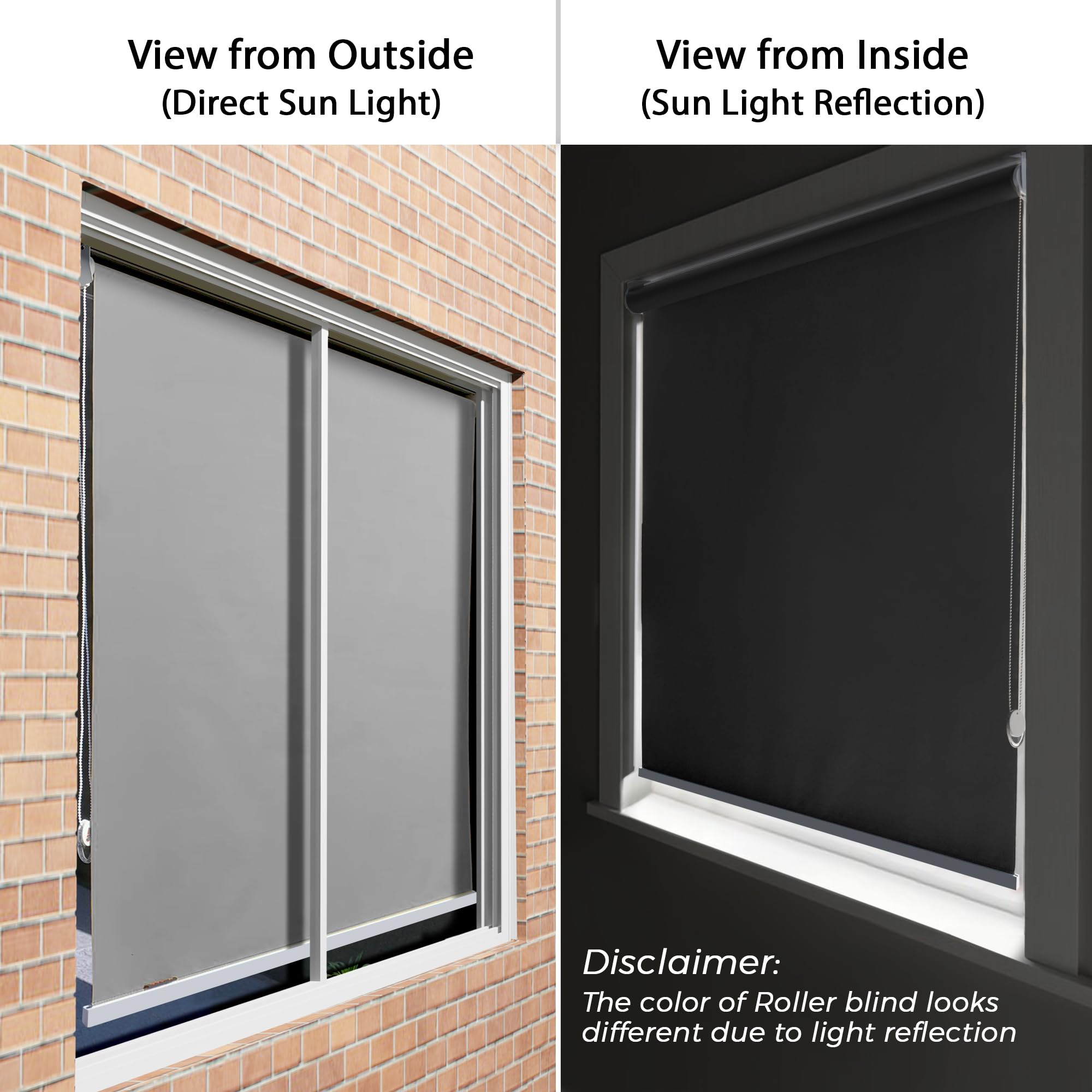 Blackout Roller Blinds - 100% Light Blockage -7 Blackout Roller Blinds - 100% Light Blockage -7