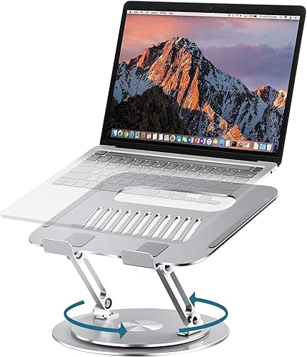 Miniatura 11 de Lifelong Soporte ergonómico ajustable para laptop para escritorio, altura de hasta 20 pulgadas, soporte elevador portátil para computadora portátil,