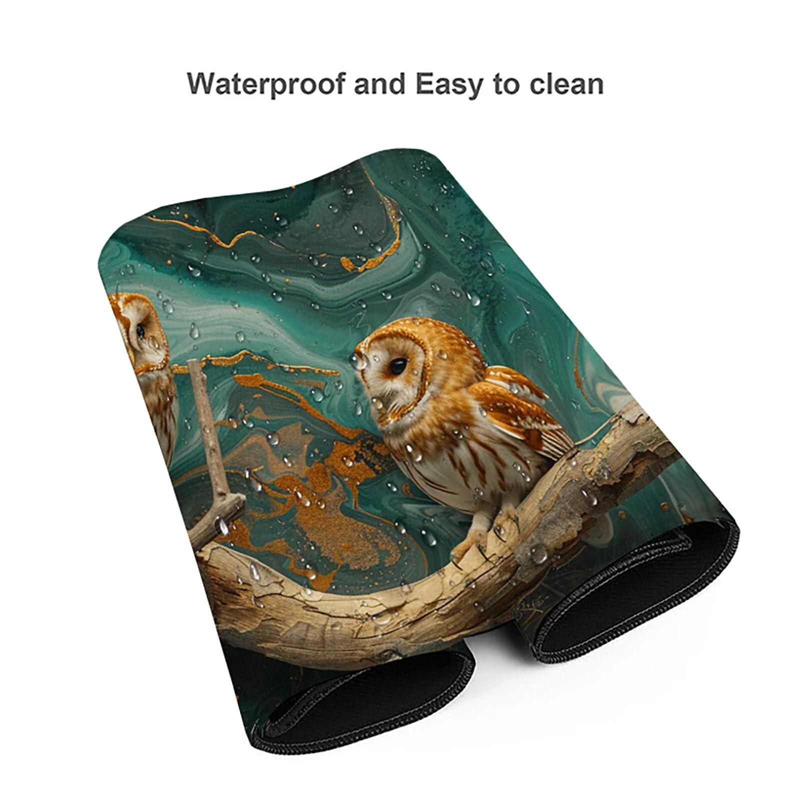 BúHo Alfombrilla Ratón Gaming XXL 1500x800 mm, Alfombrilla Gaming Verde Mousepad con Base de Goma Antideslizante, Impermeable Desk Mat para Teclado y Raton, Accesorios Gaming, Regalos de Hombre 9-D