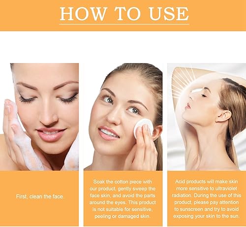 Miniatura 7 de Solución tonificante de ácido glicólico al 7%, suero facial para hidratación facial, reafirmante de la piel y reduce las arrugas, ácido glicólico 7%