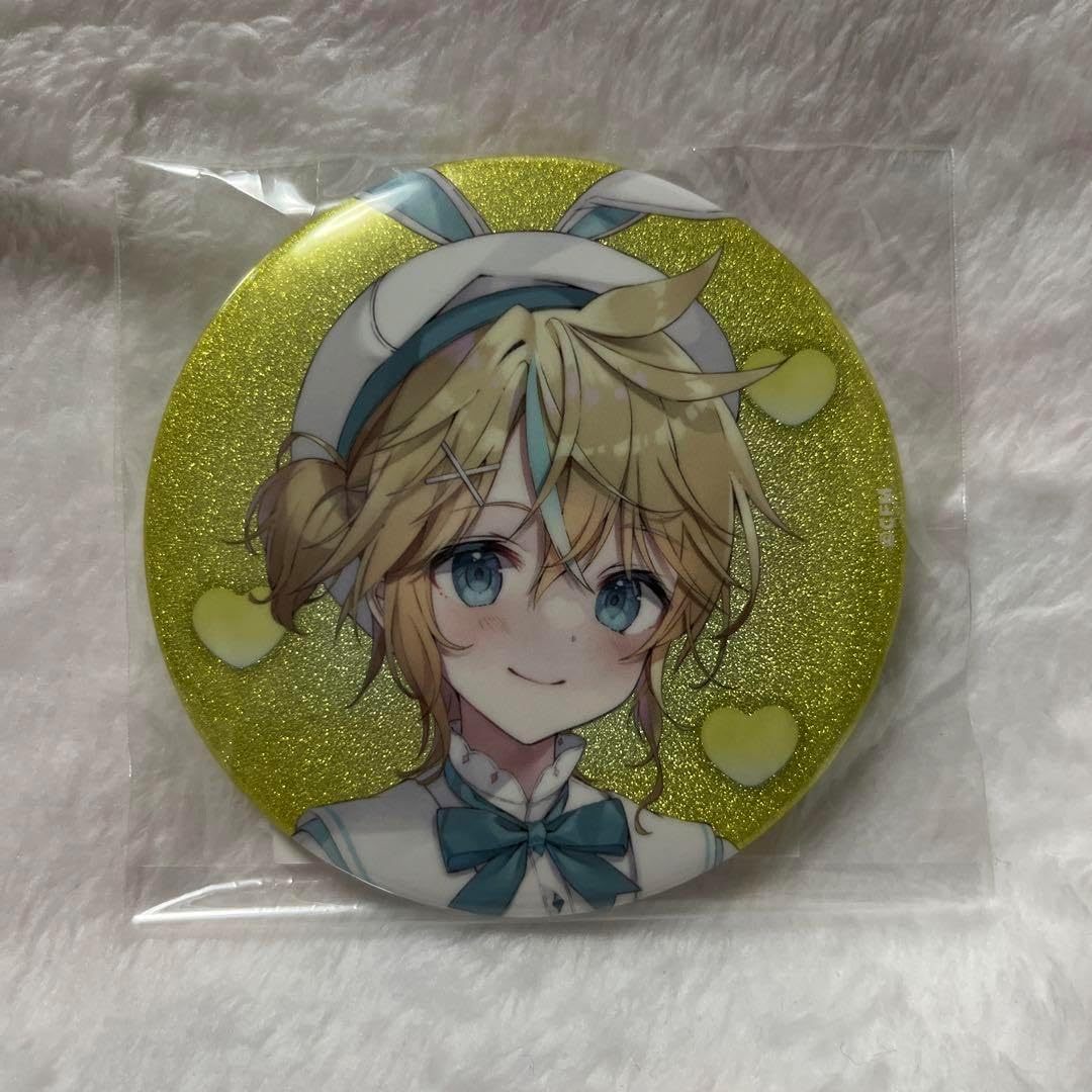 ミク 楽天コレクション 16th 鏡音レン グリッター バッジ 初音ミク16th
