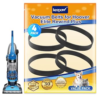 KEEPOW Replacement Belts for Hoover Vacuum Elite Rewind Plus