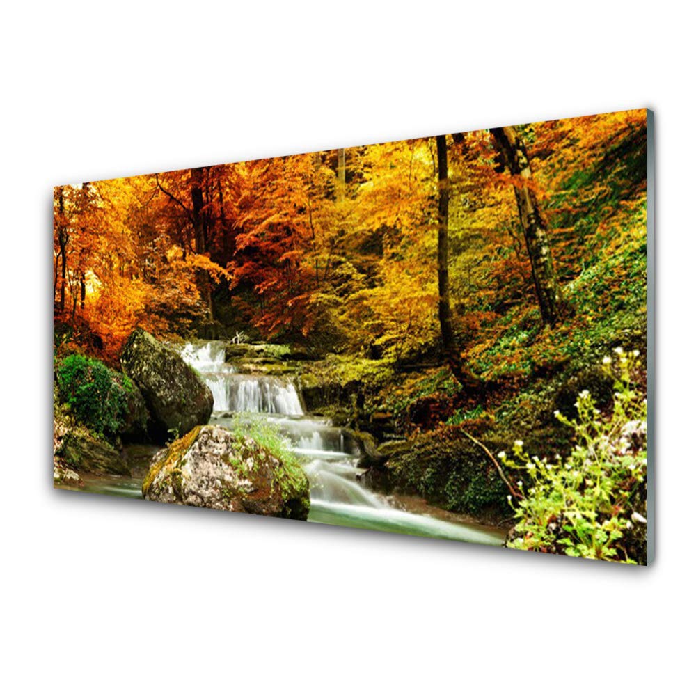Impression sur verre acrylique Tulup 100x50cm au design premium de cascade