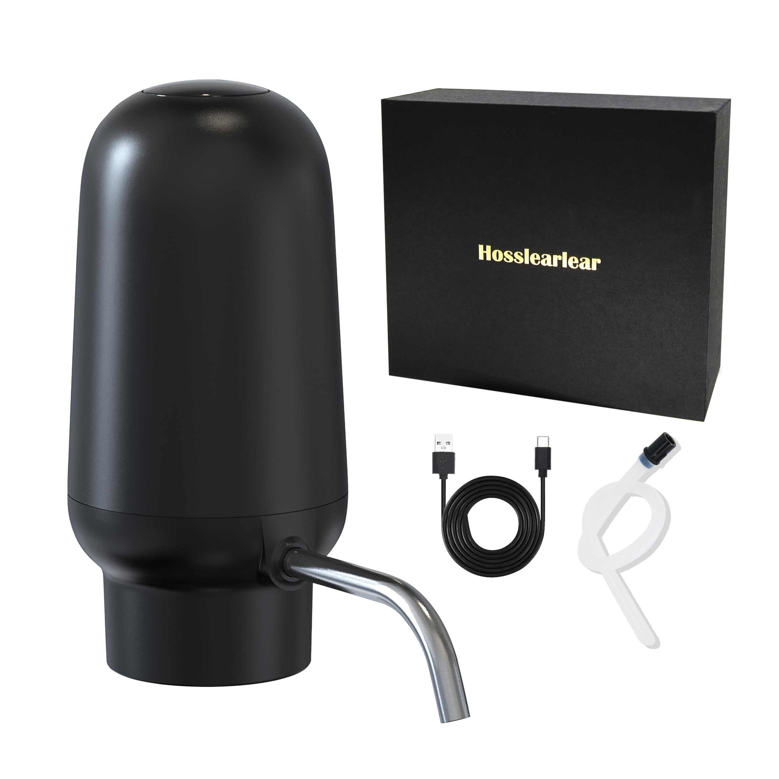 Dispensador de vino aireador de vino eléctrico recargable con puerto USB-C, sirve 30 botellas más por carga, mejora el sabor al instante, 100% seguro para alimentos, regalo de vino 9