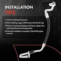Vista 6 de A-Premium Conjunto de manguera de línea de descarga de A/C compatible con Mitsubishi Outlander, 2014 2015 2016 2017 2018, 2.4L, compresor a
