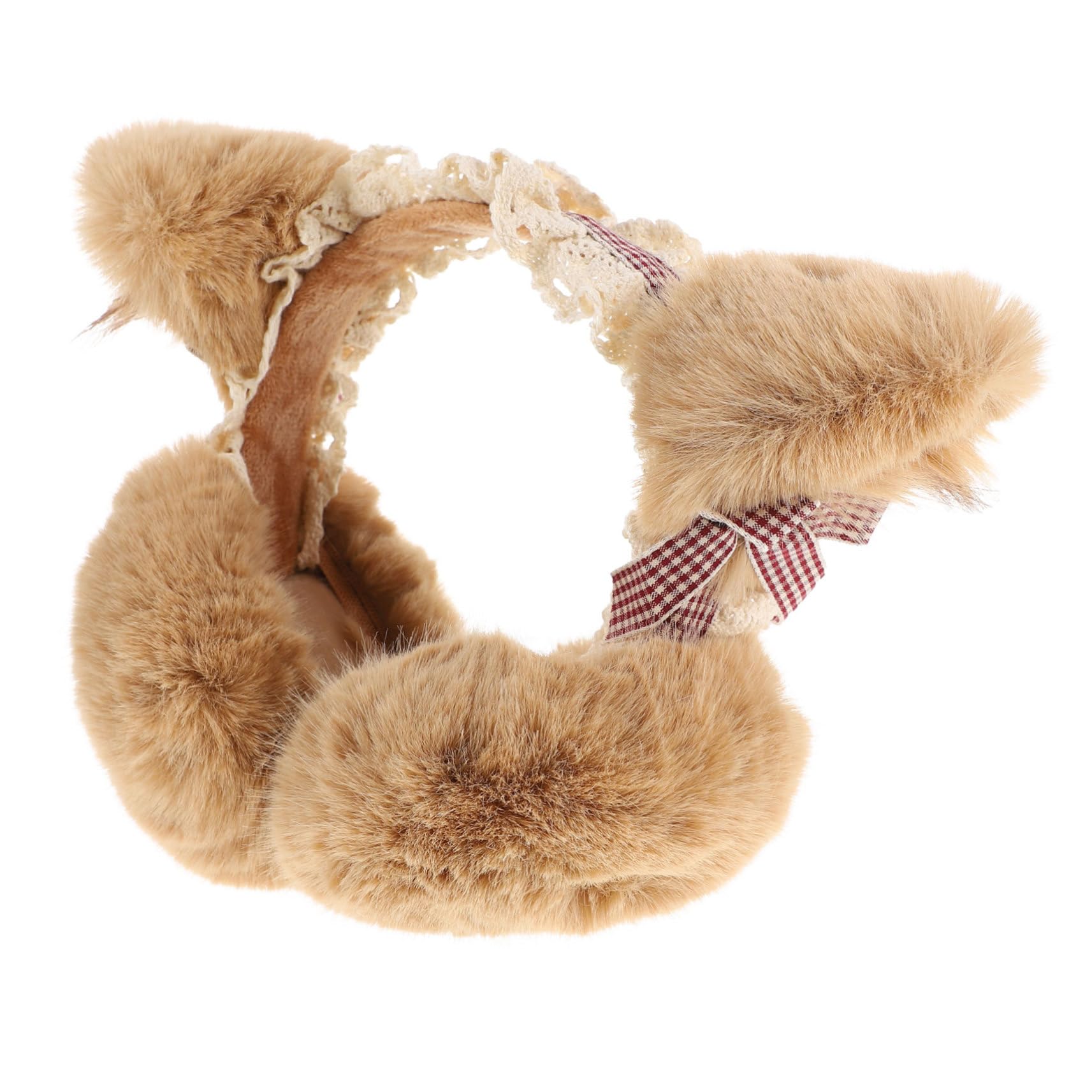 NOLITOY Girls Winter Earmuff Stylish Polyester Ear Warmer Cold Resistance Portable Design for Ice Skating Snowboarding Skiing