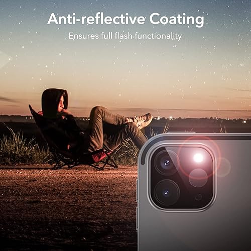 Miniatura 5 de ESR Paquete de 2 protectores de lente de cámara compatibles con iPad Pro1113 2024, Pro de 12.911 pulgadas (202220212020), vidrio templado