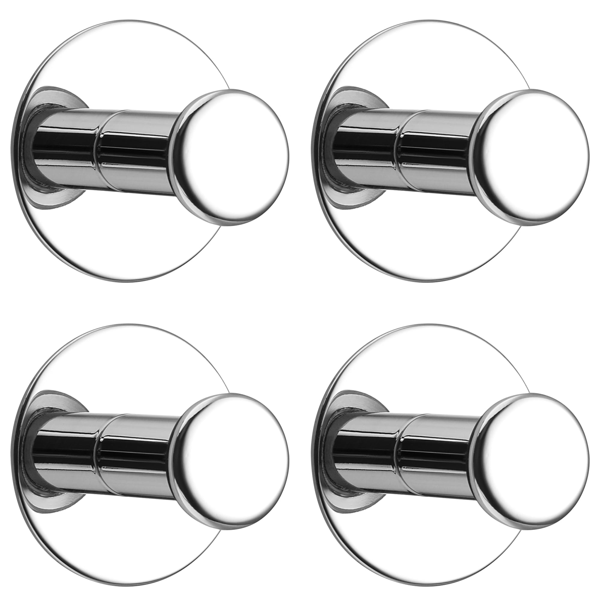 Self Adhesive Hooks for Hanging Chrome Towel Hook for Bathrooms