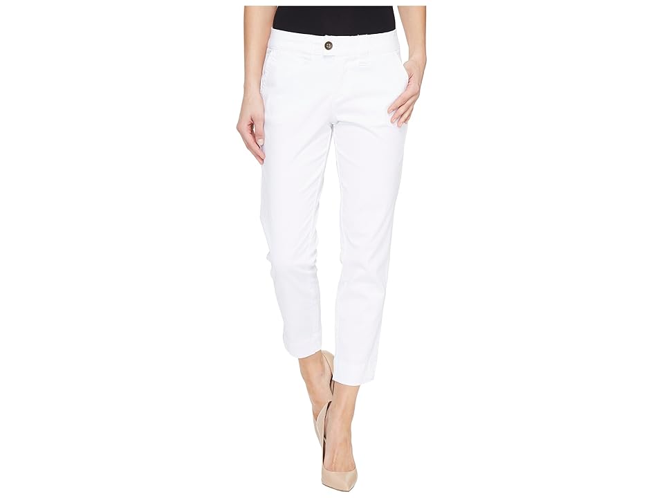 

Jag Jeans Creston Ankle Crop in Bay Twill (White) Women's Casual Pants