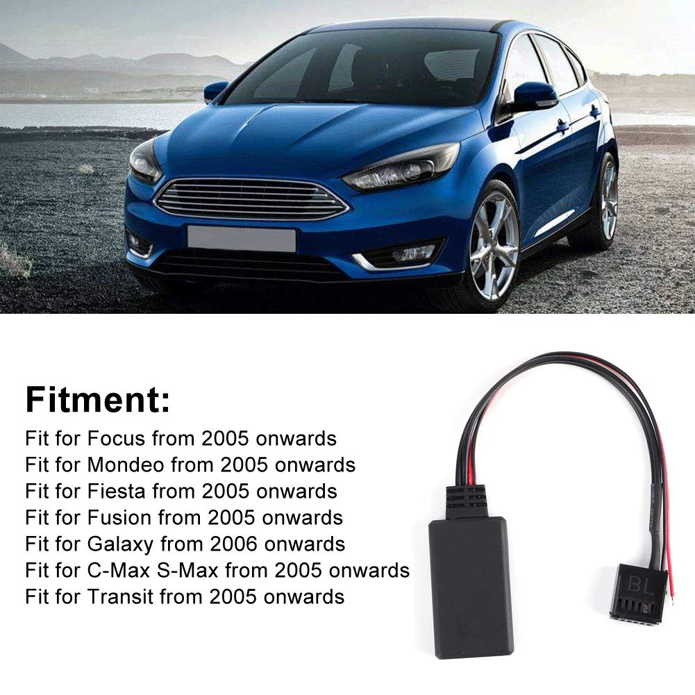 Samochodowy Moduł Bluetooth Kabel AUX-IN Bezprzewodowy Adapter o Pasuje do Focus/Mondeo/ 6000 CD