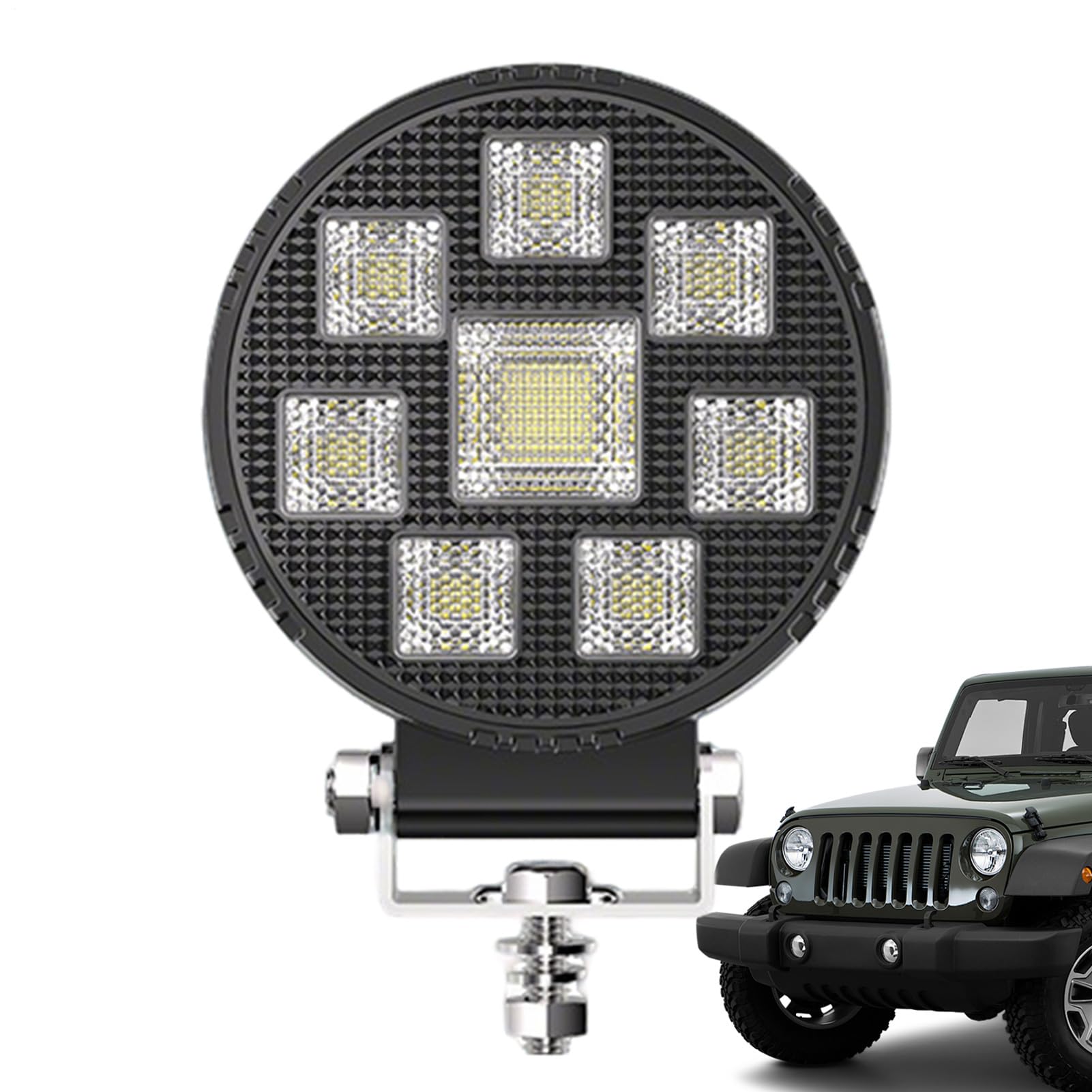 Luces de conducción LED Offroad giratorias 360 impermeables 8