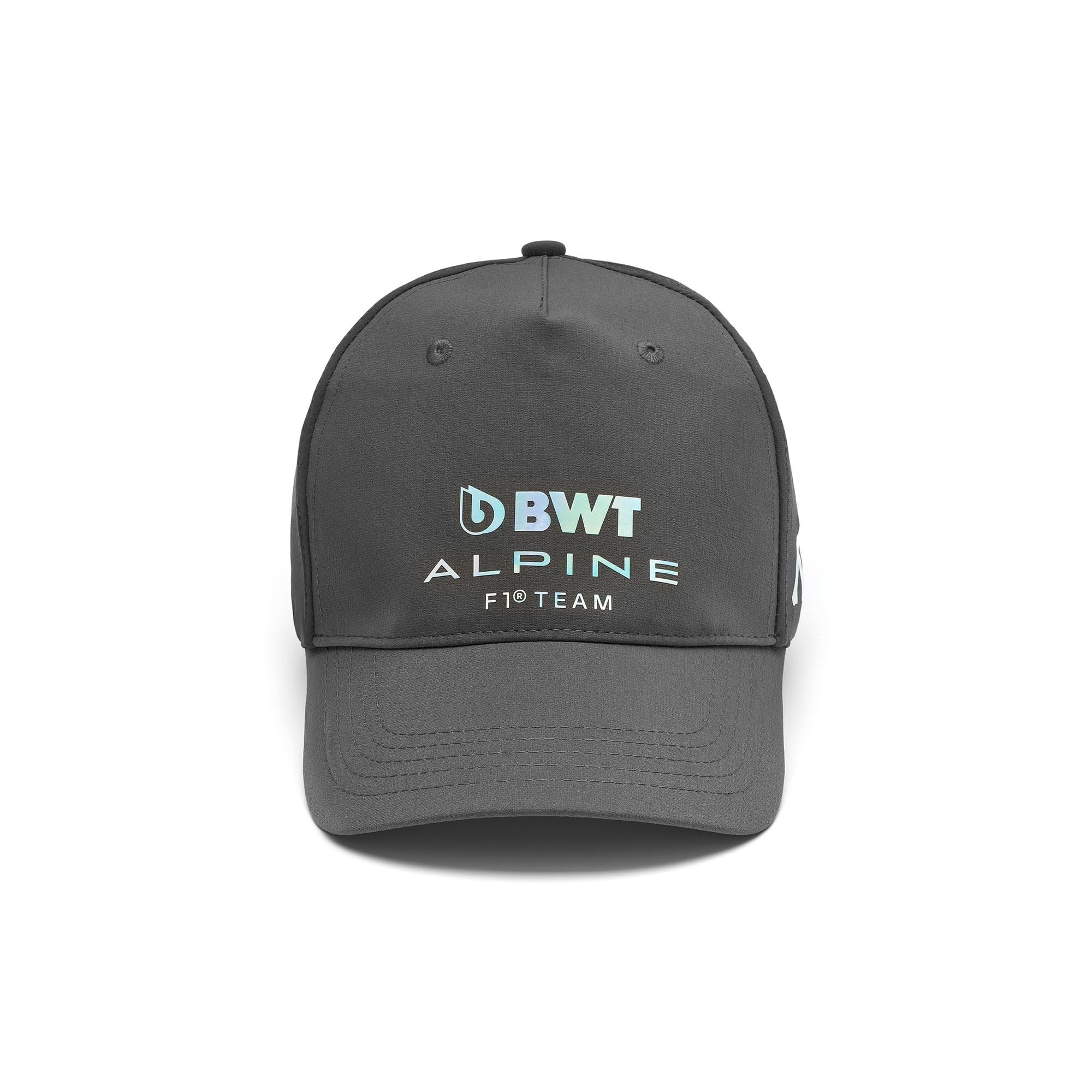 Kappa - Cappello con Visiera, Unisex, Grigio, Nylon, Abbigliamento Racing, Apovi Alpine F1, Taglia: Taglia Unica