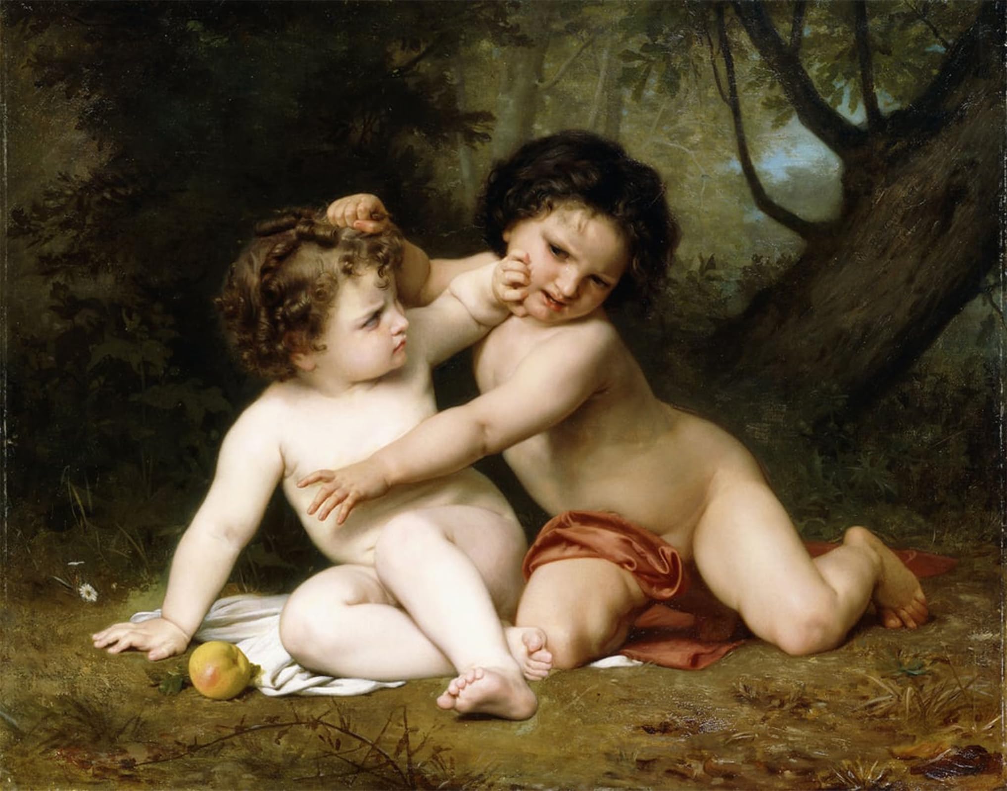 ARTXLXXBN Famous Painting Canvas Artwork Graffiti Print a Young Fellah Girl by William Adolphe Bouguereau Portrait Canvas Image for Home Decor 60x90cm