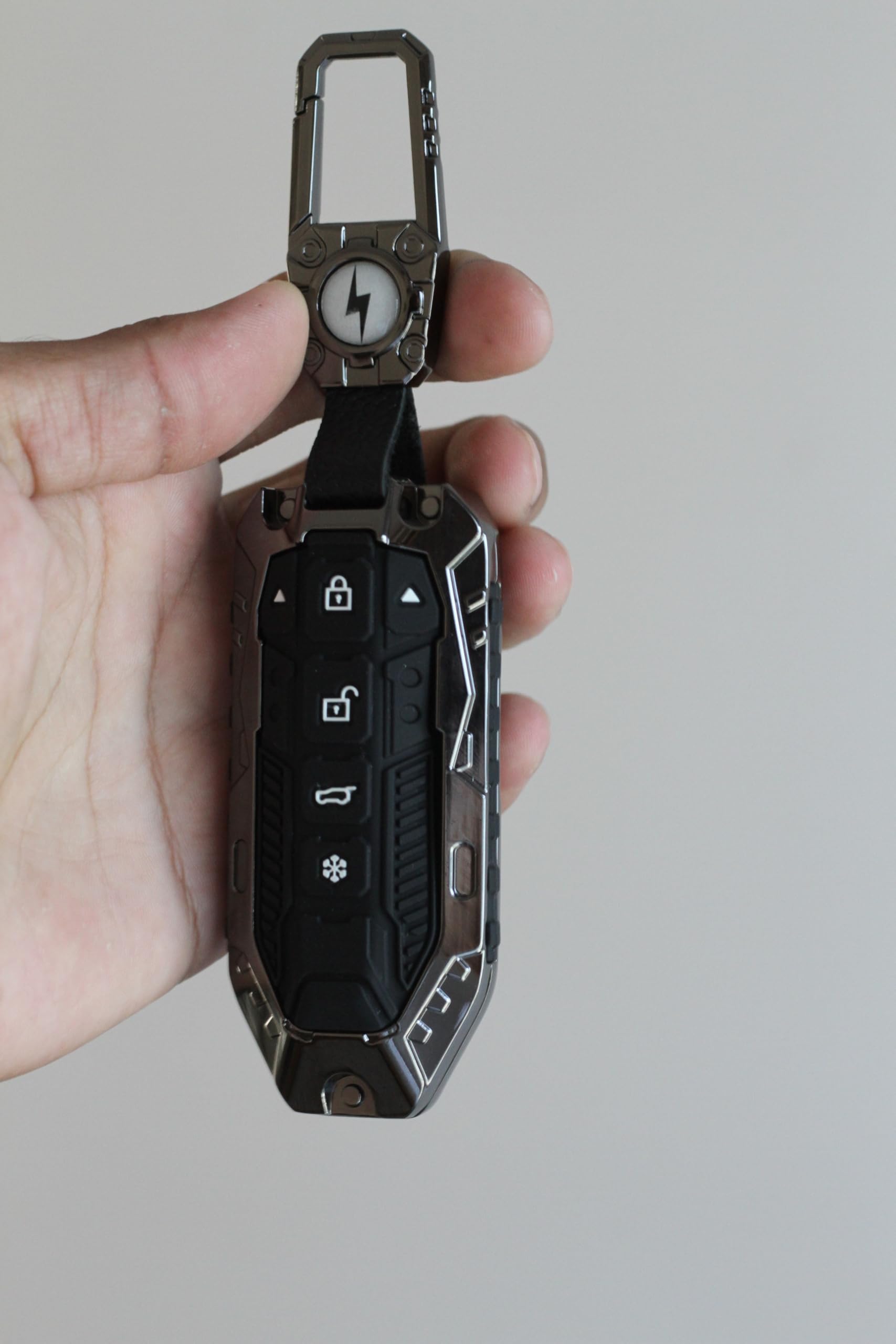 Transformer Metal Car Key Cover Compatible with Mahindra New XUV 700 | BE6 | XEV 9 - 4 Button Smart Key-image-10
