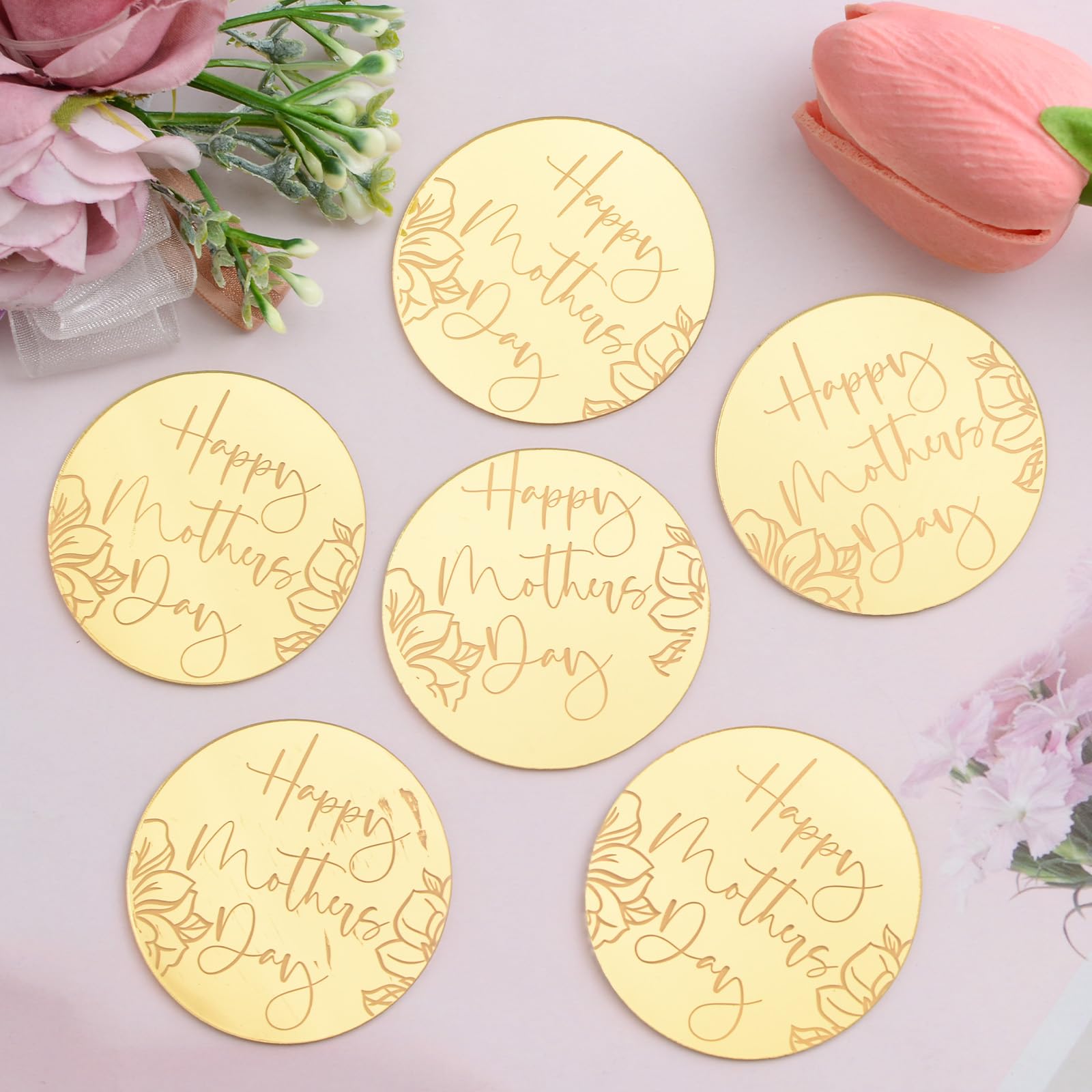 URROMA Mother's Day Cupcake Toppers - Image 4