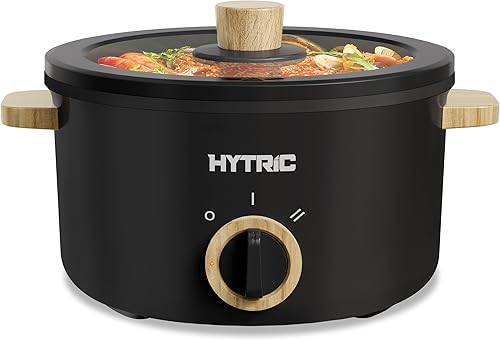 Hytric Olla eléctrica eléctrica sartén eléctrica portátil de 25 L con revestimiento antiadherente cocina eléctrica multifunción de control de