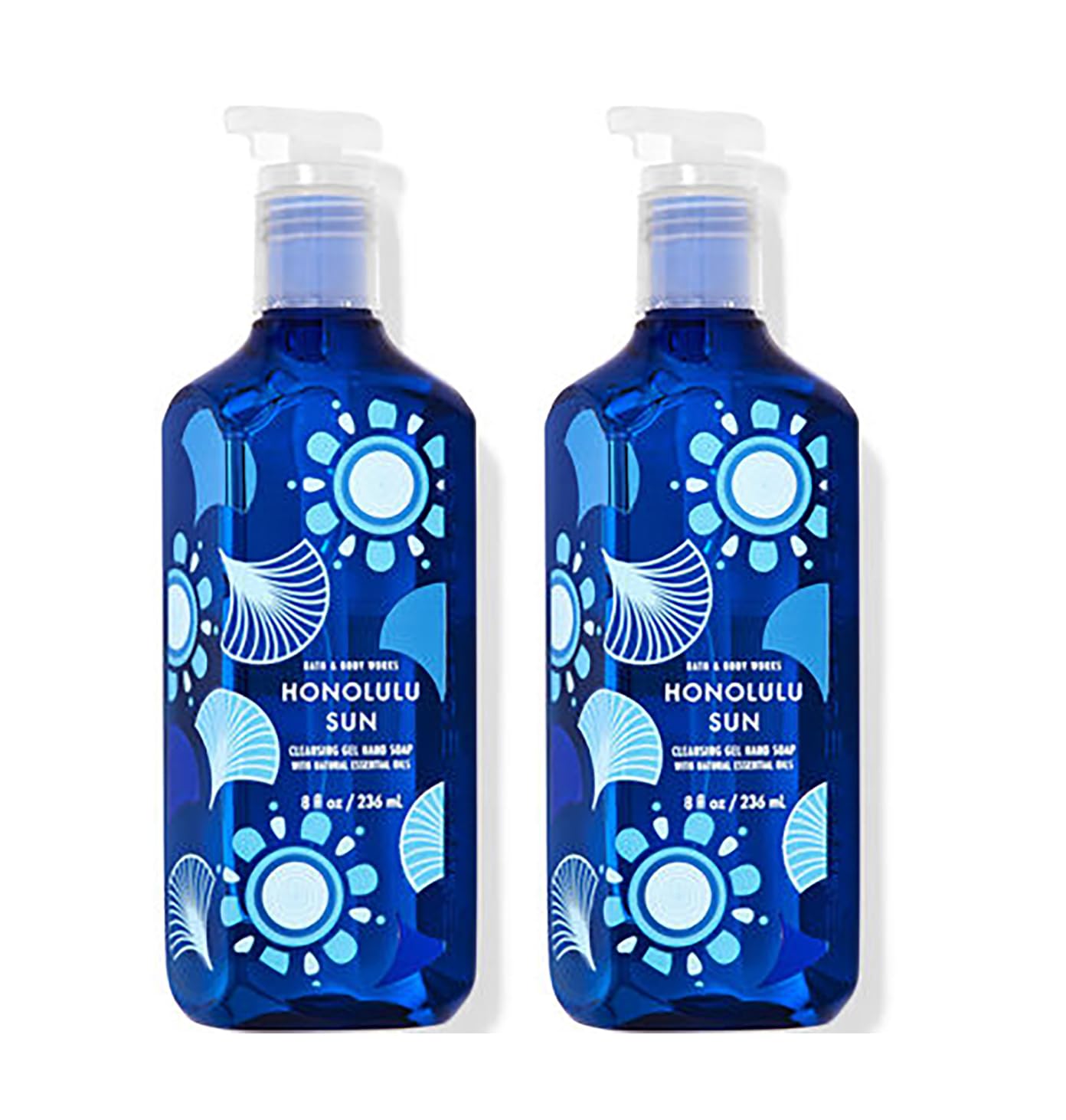 Bath and Body Works Cleansing Gel Hand Soap 8 Ounce 2-Pack (Honolulu Sun)