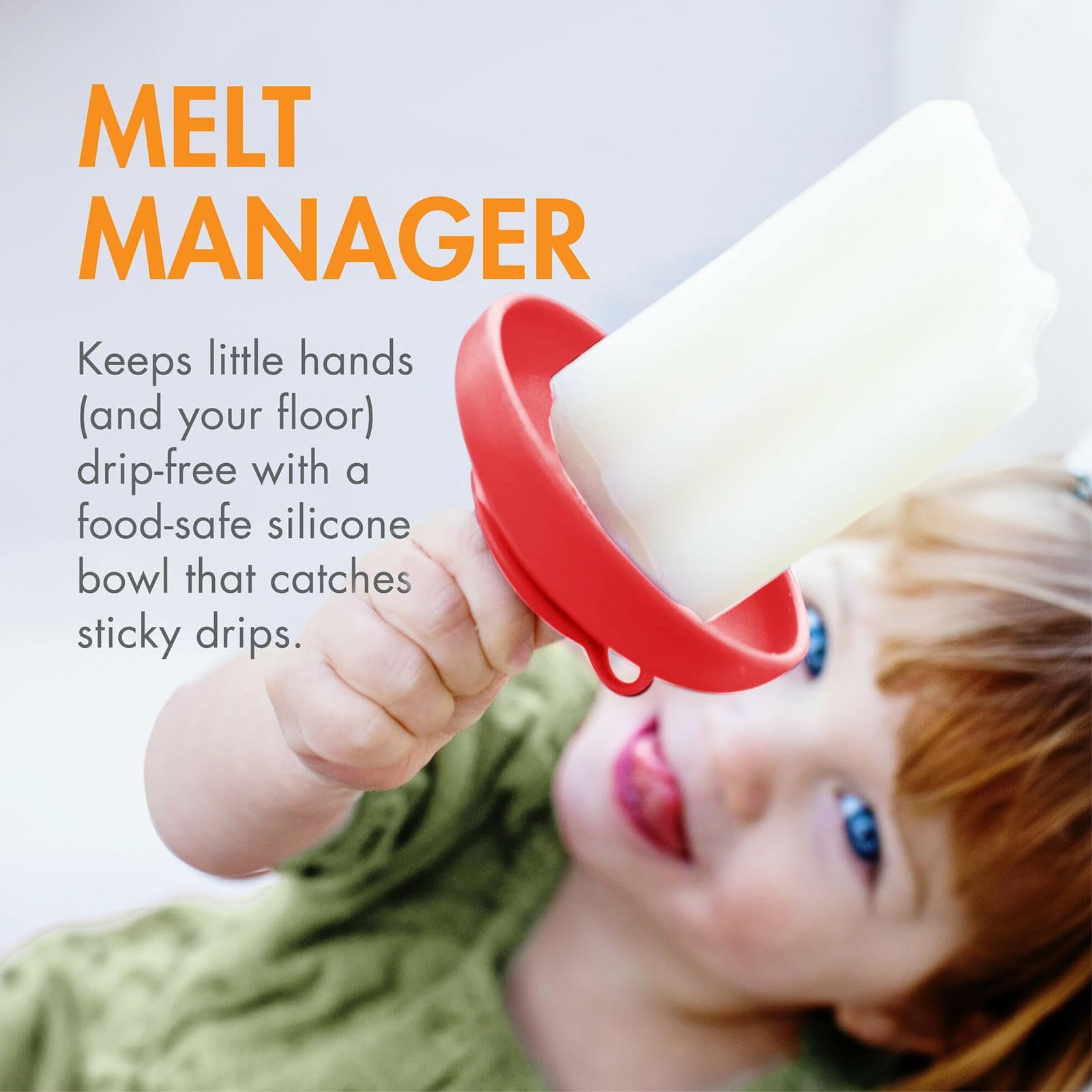 Lot De 4 Supports à Glace En Silicone Anti-Goutte - Porte-Cornet Réutilisable Pour Enfants, Été