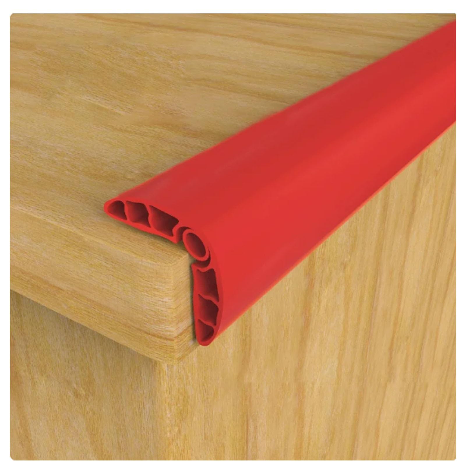 YPIOUREN Foam Edge Protector, Corner Guards, Anti Collision Strip for Furniture Bed Cabinets Stair(Red,150cm (59in))