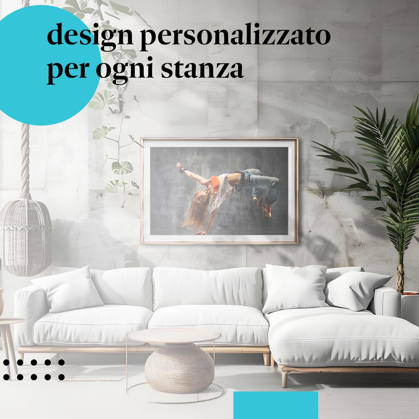Postereck - 0189 - Hip hop, ballerina, danza, musica, street dance, donna - Decorazione da Parete, Stampa Fotografica, Arredamento Interni, Quadri - Tela - 100,0 cm x 75,0 cm