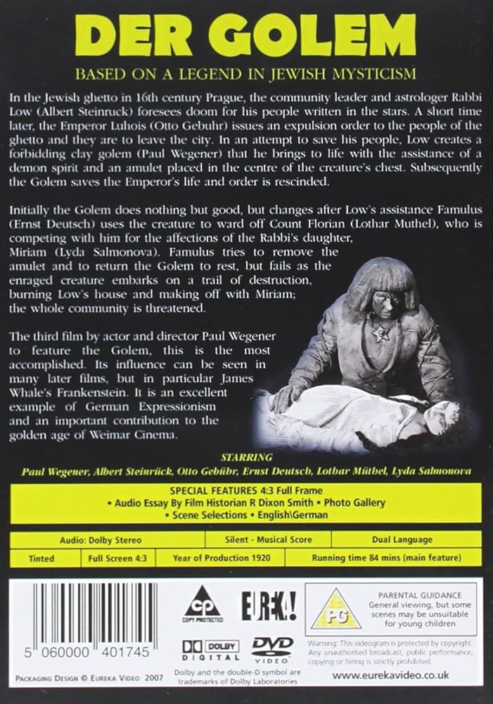 その他 Golem [DVD] Amazon.co.jp: Der Golem [1920] [DVD] [Import] : DVD