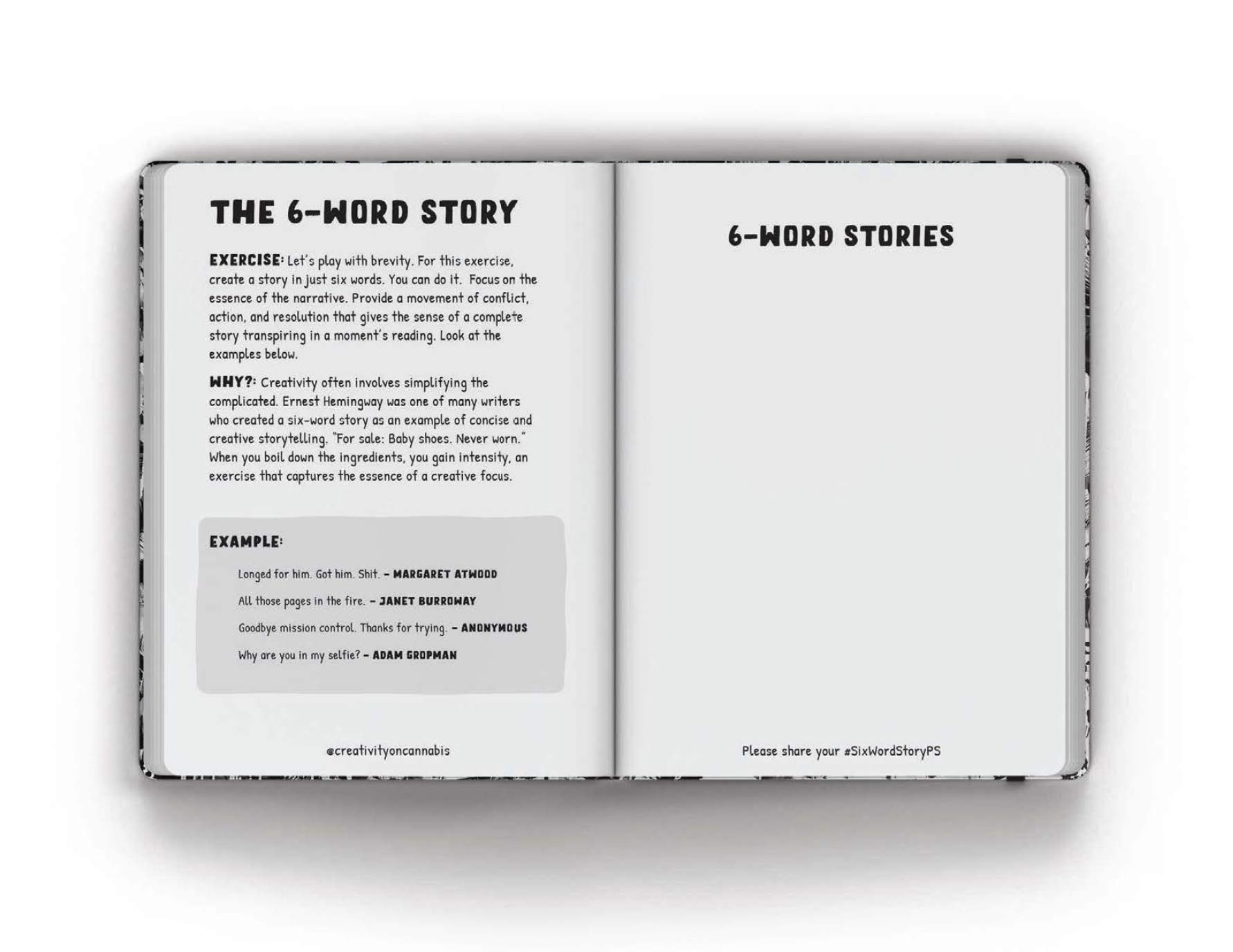 Creative Thinking Journal: sfide divertenti e creative progettate per aumentare la tua creatività.