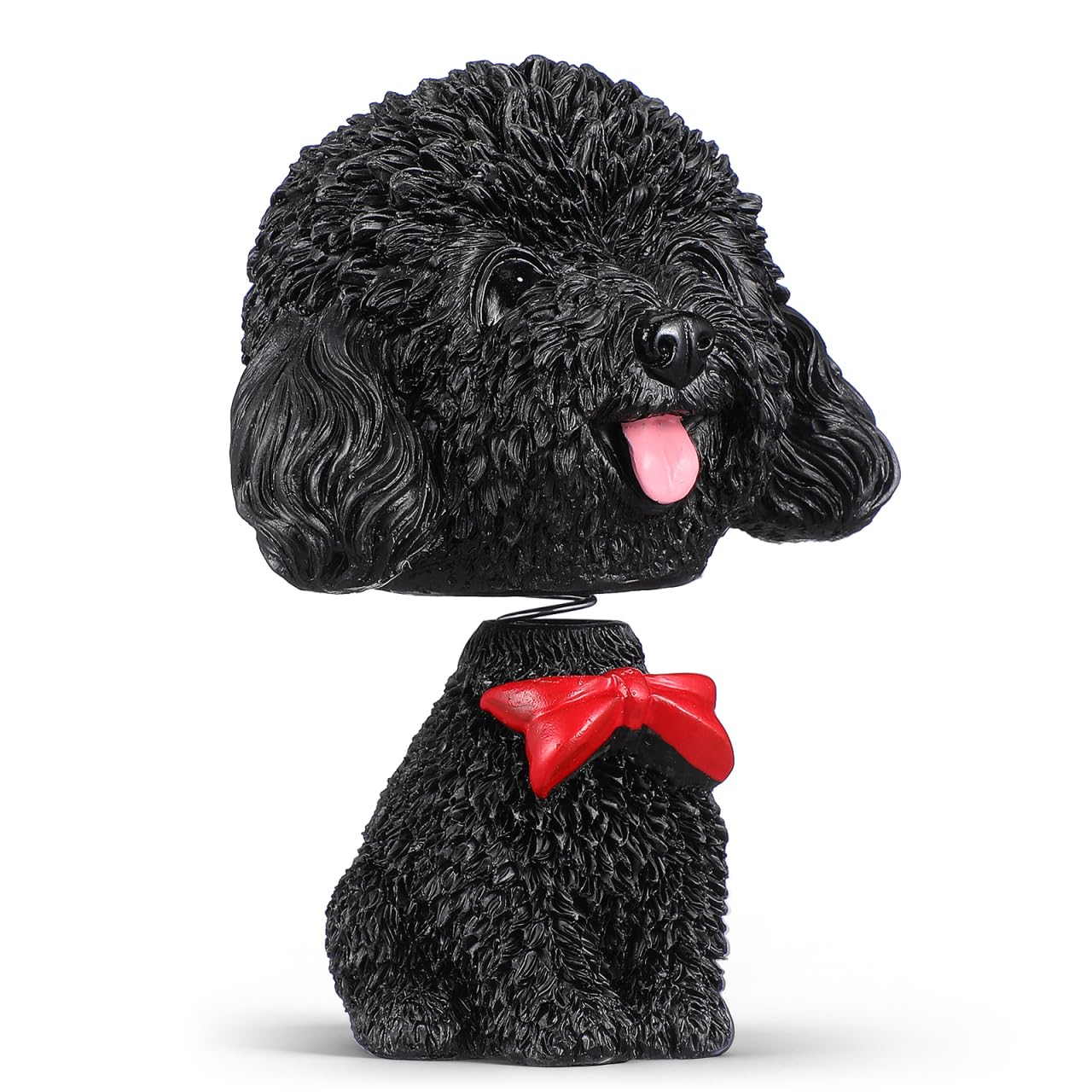 Chiot en résine à tête secouante noir SUPVOX pour tableau de bord