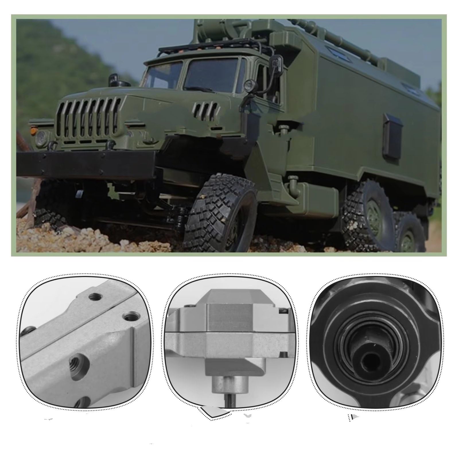 Compatibile Con WPL B16 B36 FY004 1/16 RC Truck Car Upgrade Parts Accessori In Metallo Anteriore Centrale Posteriore Ponte Assale Cambio Accessori