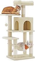 Vista 16 de Feandrea - Árbol para gatos de varios niveles para interiores, torre para gatos tipo condominio con 4 postes para rascar, 2 posaderos, hamaca y Gris