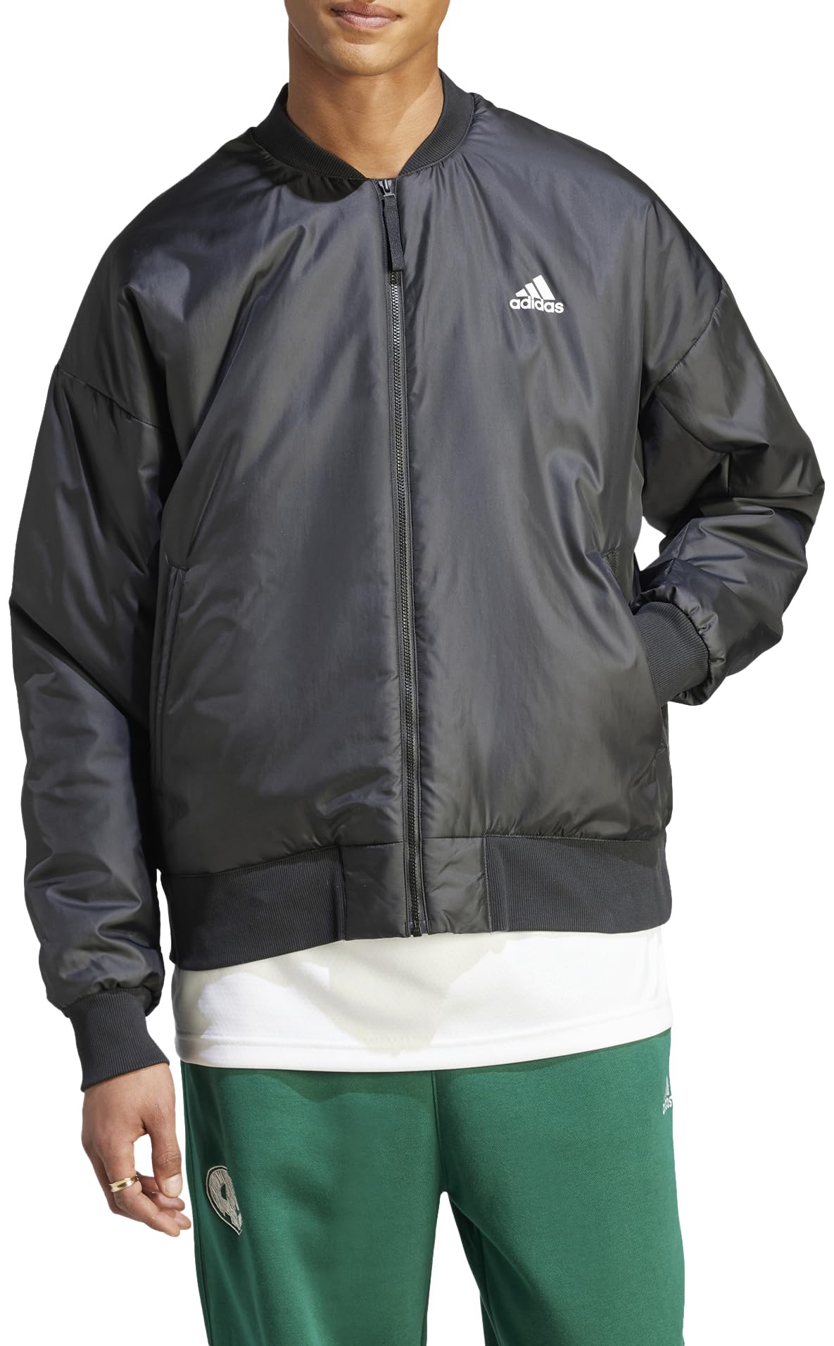 adidas Cienka kurtka z wypełnieniem Mężczyźni Brand Love Bomber Jacket