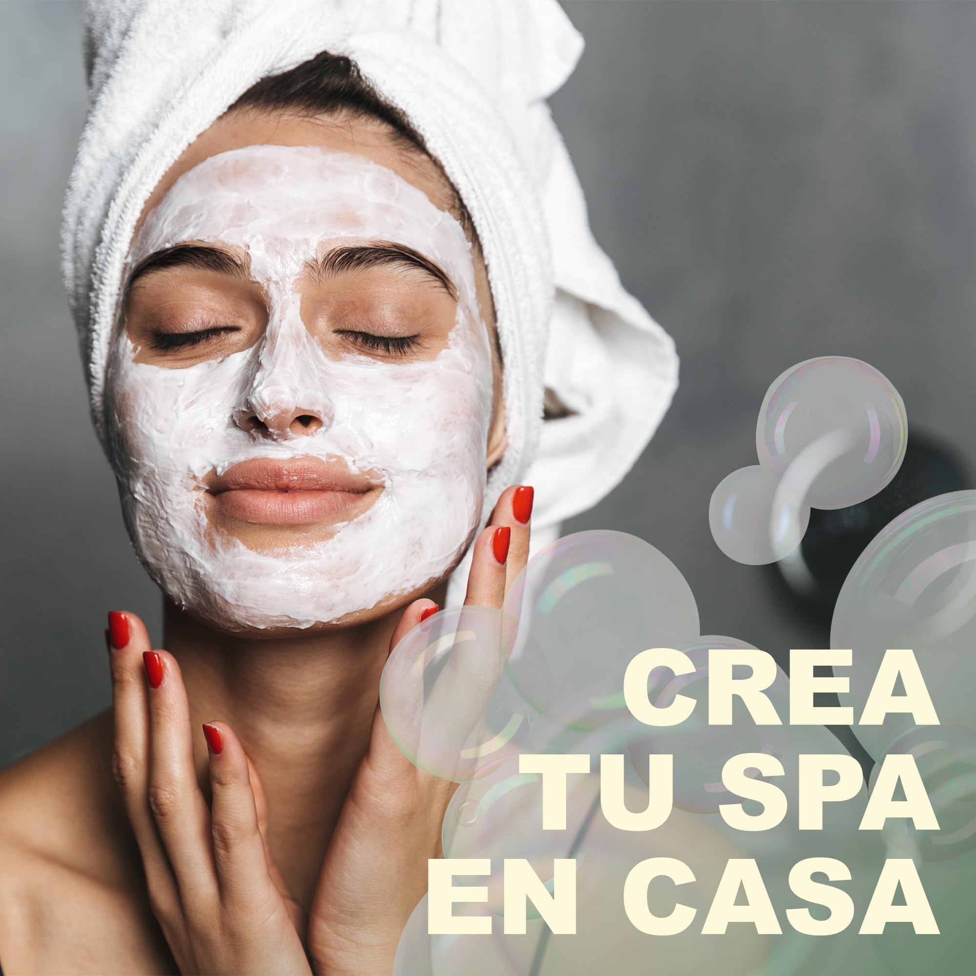 Mascarilla facial hidratante de alginato en polvo, removedor de espinillas Mascarilla puntos negros Mascarilla Vegan, sin aclarado, exfoliante 200 g (Mascarilla Anti arrugas ácido hialurónico) — view 8