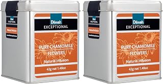 Dilmah Exceptional Chamomile Loose Leaf Caddy, 42 Grams (Pack of 2)