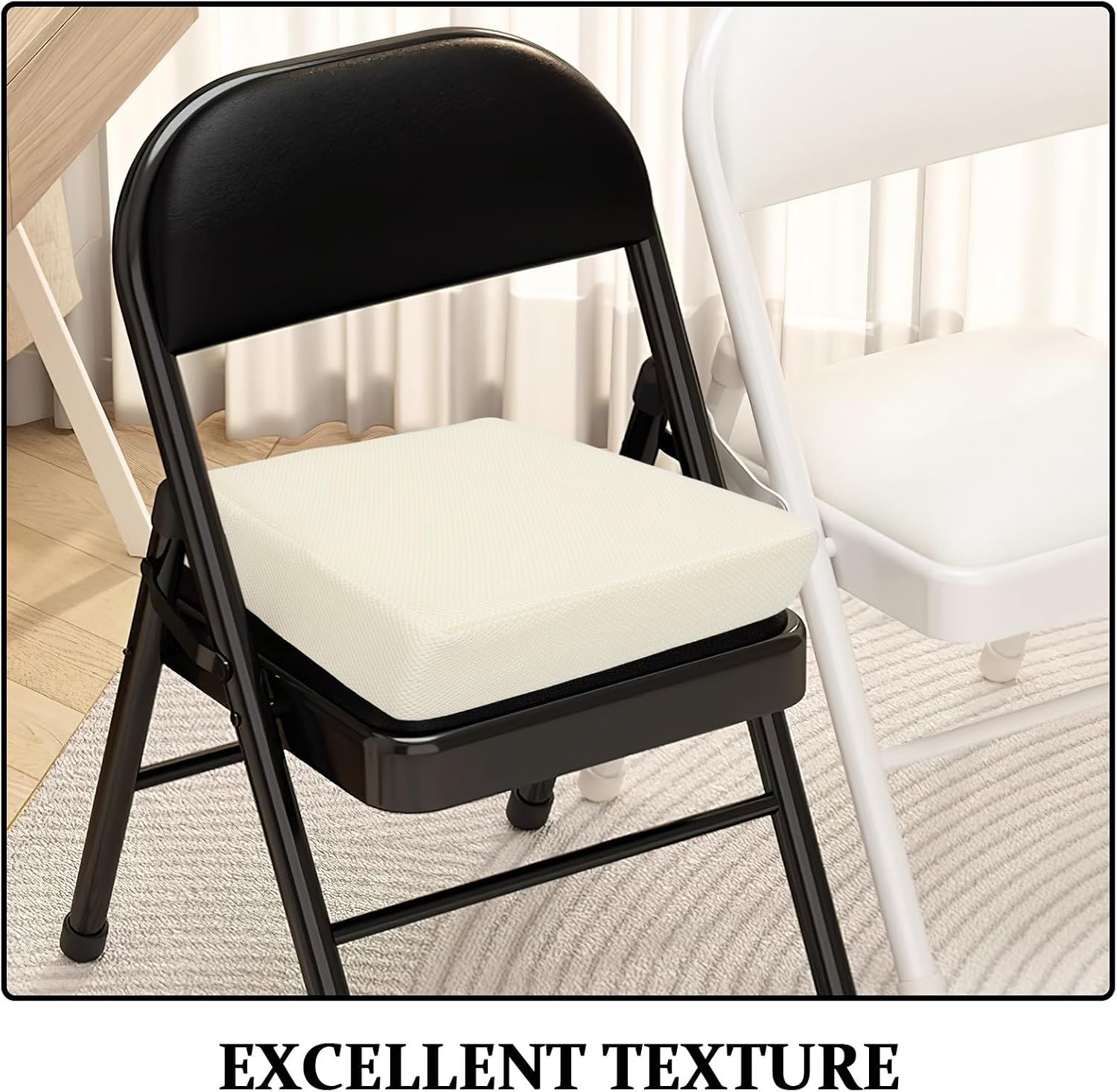 High Chair Insert Pad with 3.14in Height Increase and Secure Stable Design, Portable Booster Seat for Kitchen Chair Made of Soft Pp Cotton for Daily Use and Family Dining