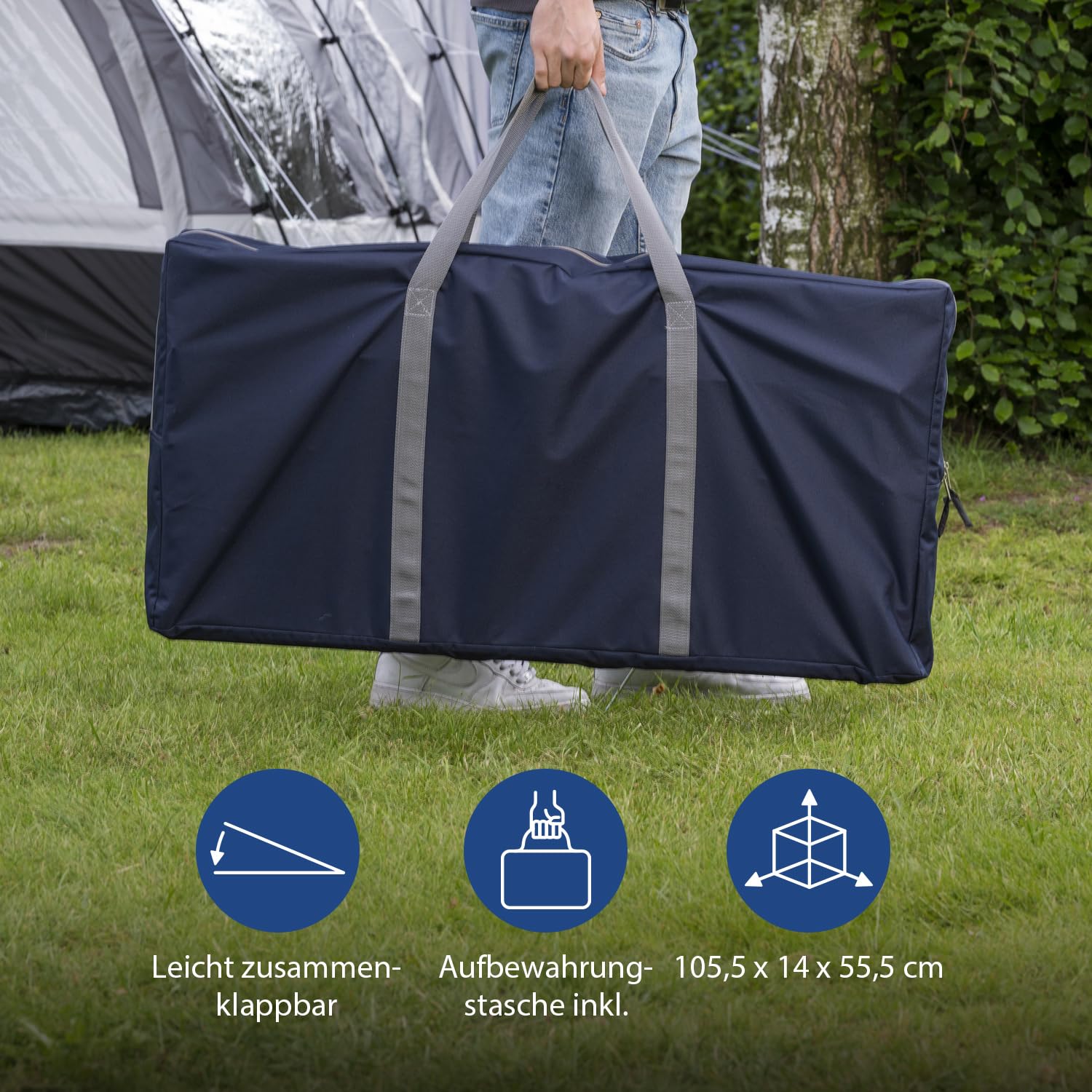 Campart Campingküche Salamanca KI-0412 - klappbar, Blau