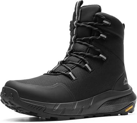 NORTIV 8 Men's Wide Waterproof Winter Boots