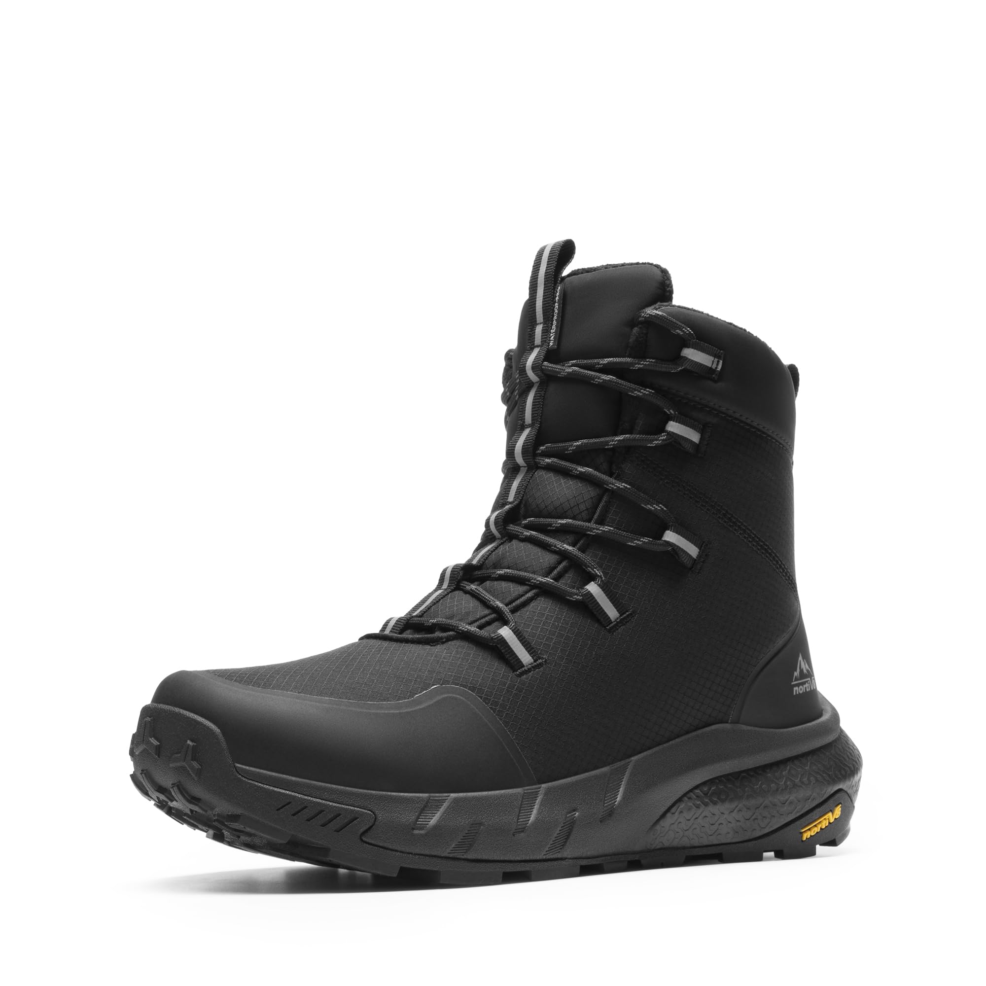 NORTIV 8 Men's Wide Winter Boots Grip on Snow Ice