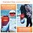 KingCamp Ultralight Camping Blanket, Packable Down Alternative Puffy Printed Wearable Blanket with Snap Buttons & Corner Loops Weatherproof Quilt for Outdoor Travel Stadium (78.7L x 57.1W, PEAK)