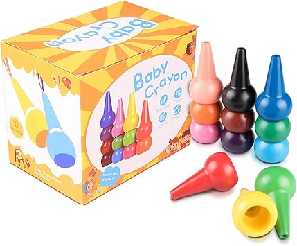 Uiter 12 Couleurs Crayola Crayons De Peinture Pour Bebe Crayon Empilable Non Toxique Et Lavable Pour Crayons Pour Les Tout Petits Enfants Garcons Filles Enfants Amazon Fr Jeux Et Jouets