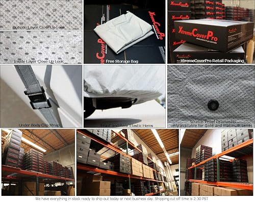 Miniatura 3 de Funda para automóvil compatible con Mazda Mazda2 XTREMECOVERPRO Gold Series 2011, 2012, 2013, 2014, 2015, gris