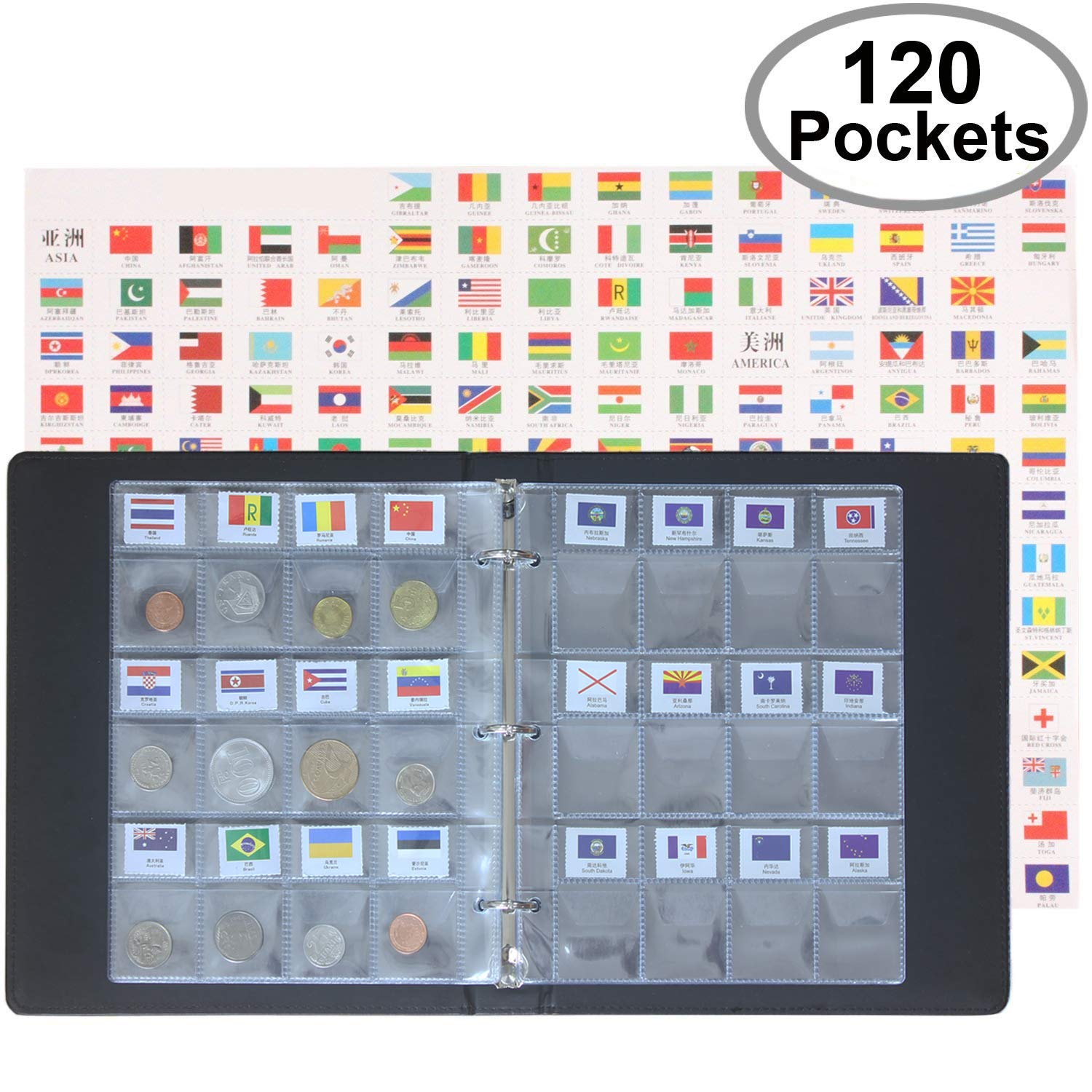 Buy Coin Collecting Starter Holders Includes A Leather Album, 10