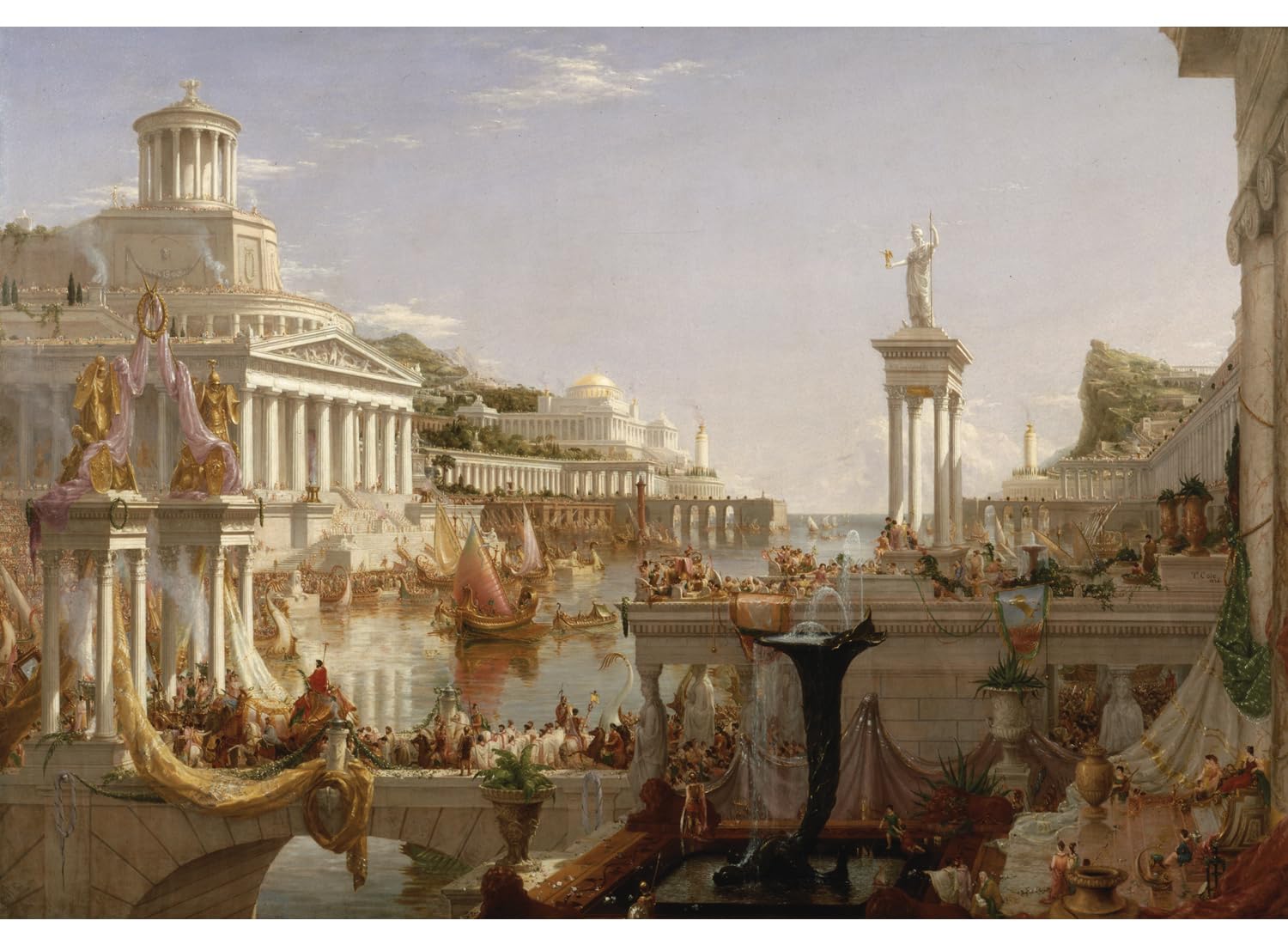 Anatolian Puzzle -The Course of Empire 2000 Piece Jigsaw Puzzle # 3965