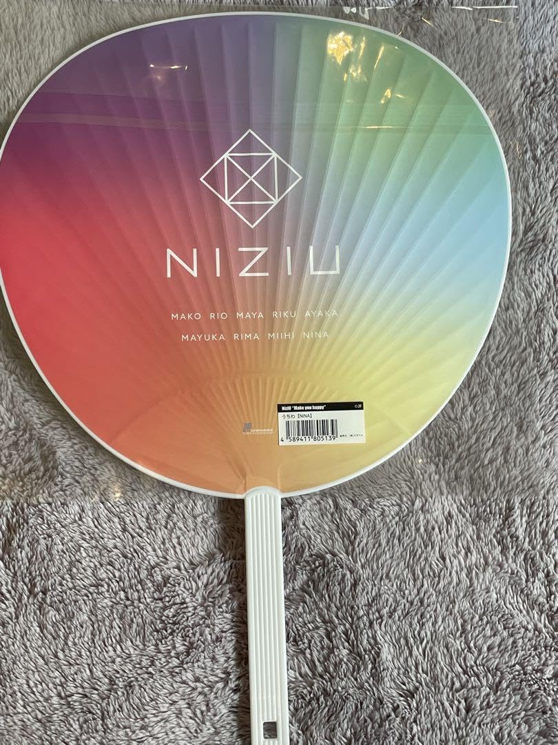 メキハピ うちわ 閲覧用 Amazon.co.jp: NiziU ニナ うちわ Make you happy メキハピ